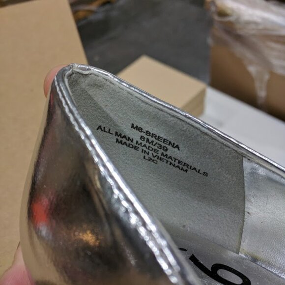 Mix No. 6 Women's Breena Mary Jane Pumps, Silver, 8 M US - Picture 2 of 2